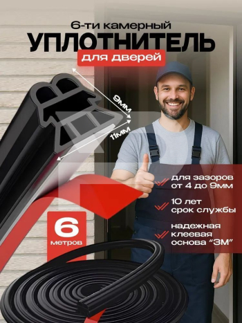Уплотнитель для дверей